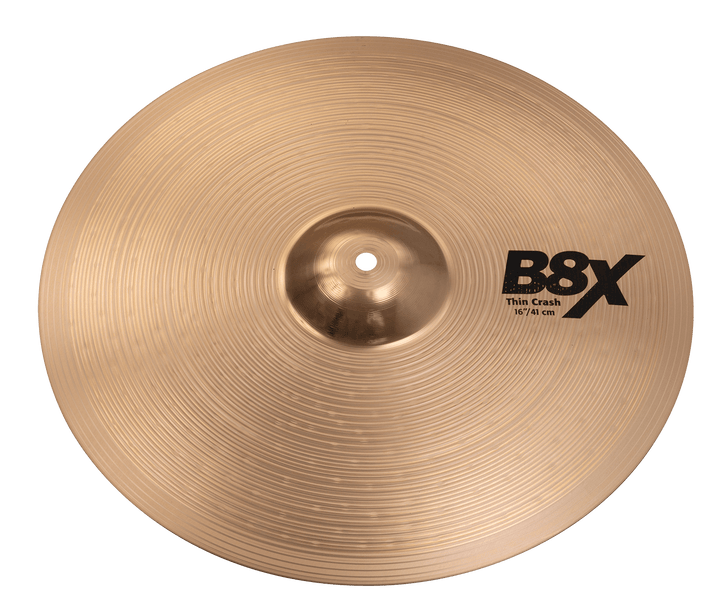 SABIAN 16" B8X Thin Crash - Ev - Entz Music