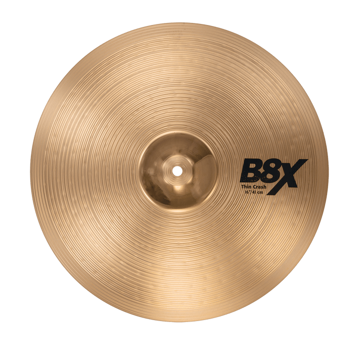 SABIAN 16" B8X Thin Crash - Ev - Entz Music