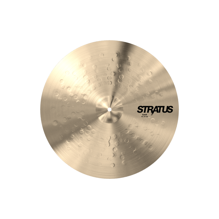 Sabian 16" Stratus Crash Cymbal "“ Explosive Attack with Quick Decay and Deep Tone - Ev - Entz Music