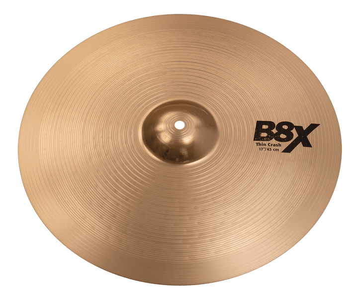 SABIAN 17" B8X Thin Crash - Ev - Entz Music