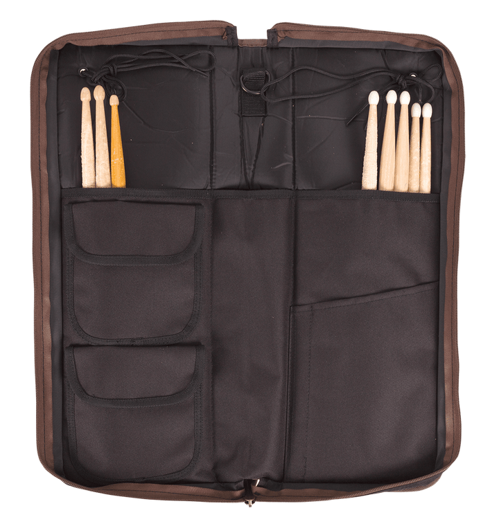 SABIAN Arena Stick Bag (Black With Brown) - Ev - Entz Music