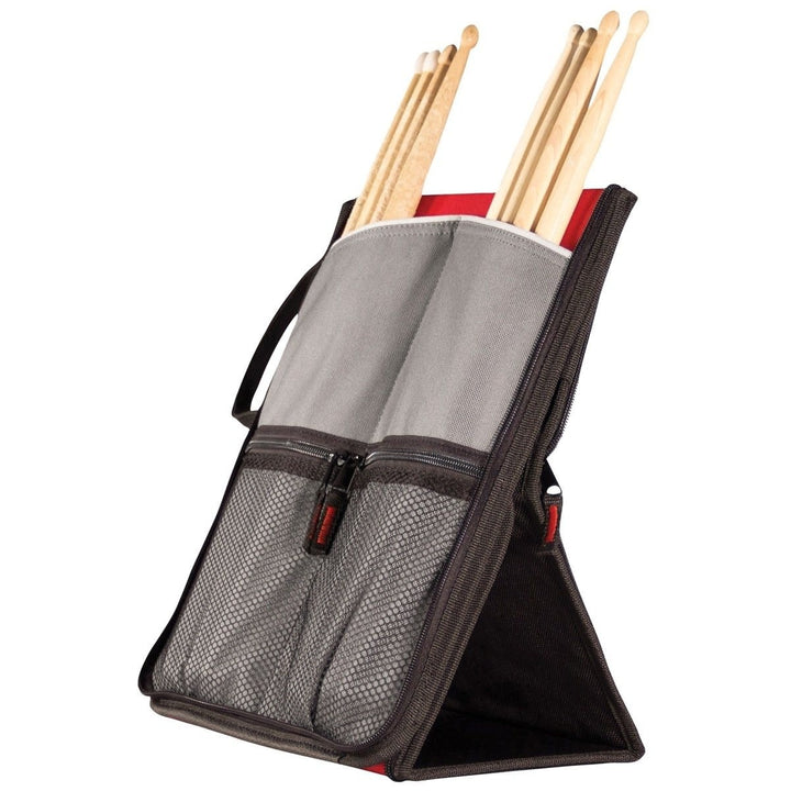 Sabian Stick Flip Stick Bag (SSF12) – Opened with drumsticks in holder