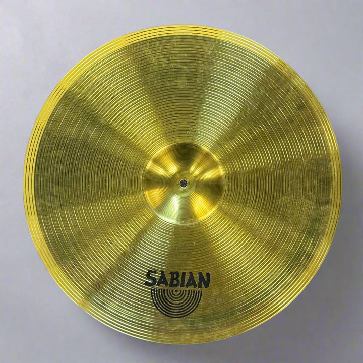 Sabian SBR Cymbal Set "“ 14" Hi - Hats, 16" Crash, 20" Ride "“ Pre - Owned Brass Cymbals - Ev - Entz Music