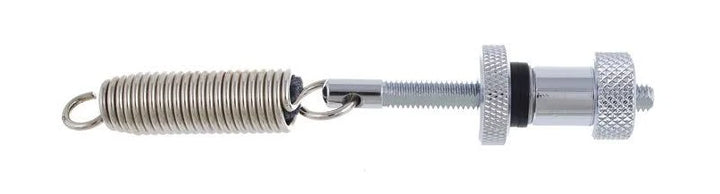 Stainless-steel Pearl SPA-64AN bass drum pedal spring close-up

