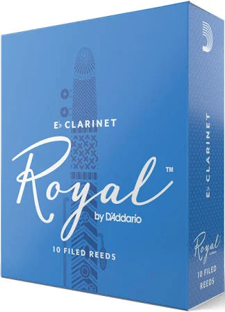 Rico Royal RBB1015 Eb Clarinet Reeds – Strength 1.5, Box of 10