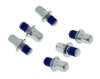 Pearl KB-608D/6 pack of six M8 × 20 mm chrome wing bolts for drum hardware

