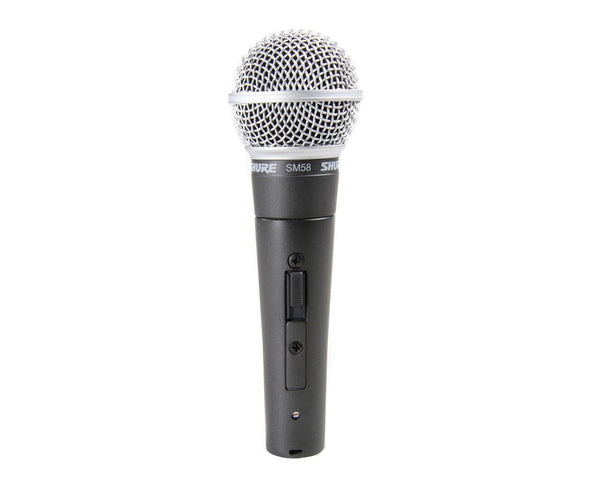 Shure SM58S Dynamic Cardioid Mic (Switched Version of SM58) - Ev - Entz Music