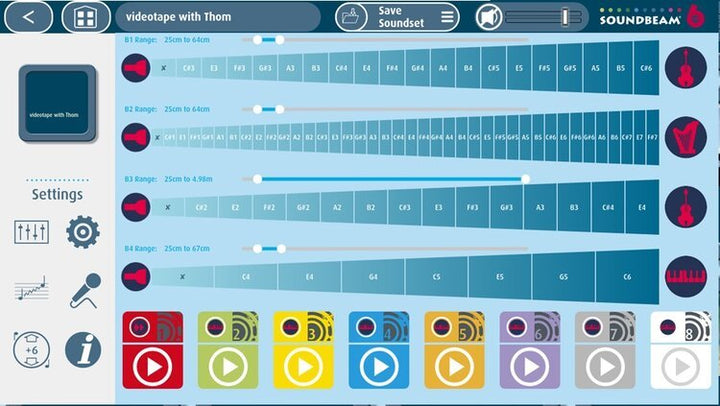 Soundbeam 6 - Group Kit - Ev - Entz Music