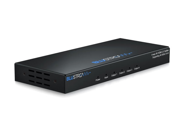 BluStream SP14AB-V2 4-Way 4K HDMI Splitter – Advanced HDMI Distribution with Audio Breakout