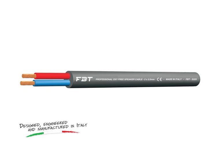 StageCore S225 2x2.5mm Professional Speaker Cable - 100m Reel - Ev - Entz Music