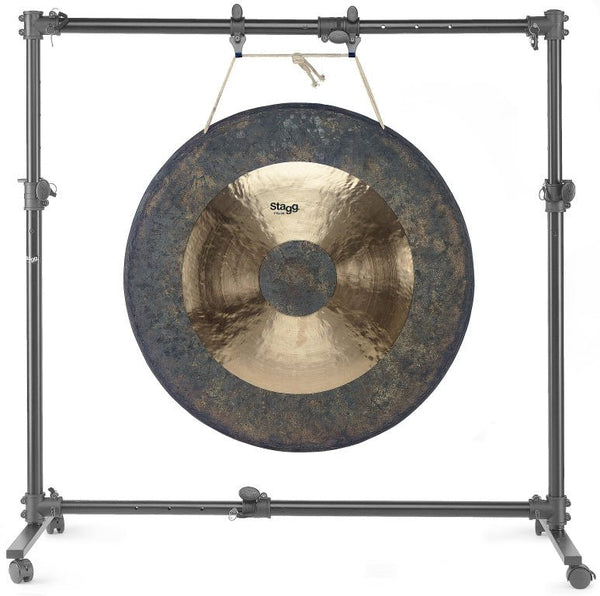 Stagg Adjustable Stand for 51" Diameter Gong or Smaller, on Wheels - Professional and Durable Support - Ev - Entz Music