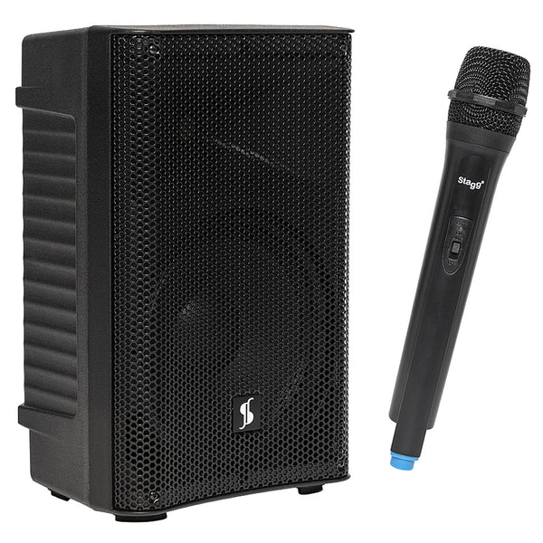 Stagg AS10B Battery Powered Speaker with Wireless Microphone