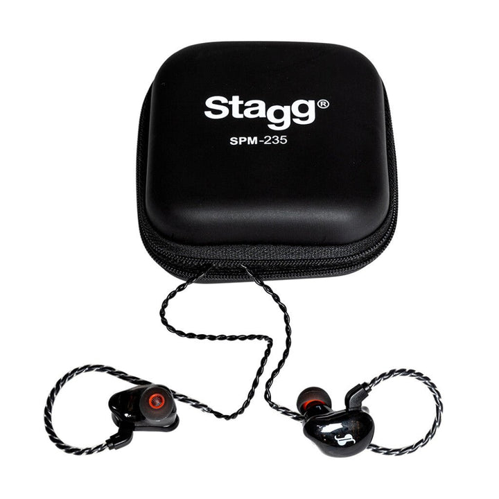 Stagg In - Ear Monitors, High Resolution, Dual Driver, Sound Isolating - SPM - 235 - Ev - Entz Music