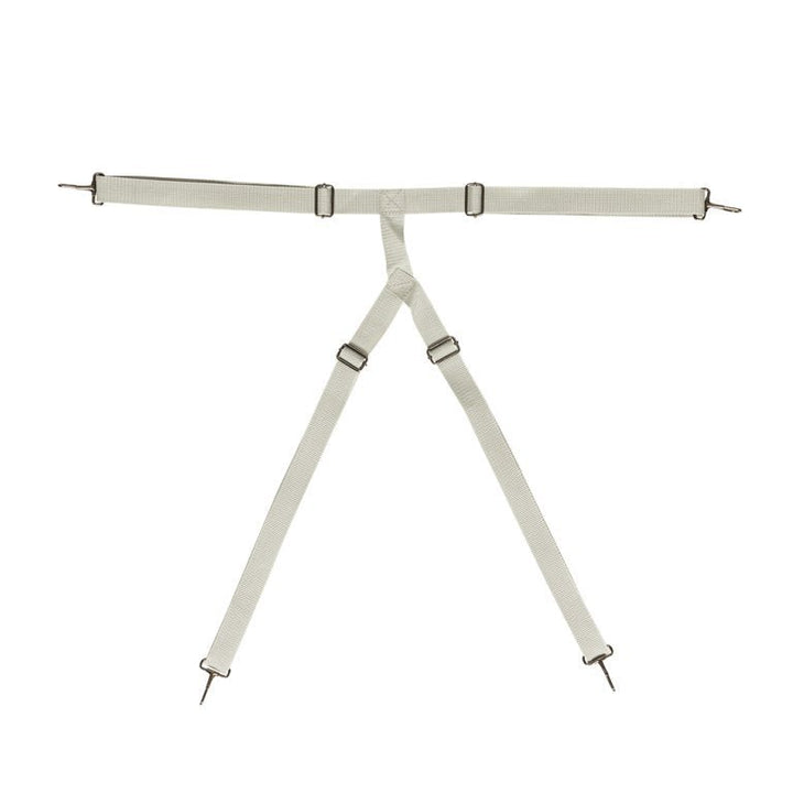 Stagg MATD - 1412 14" x 12" Marching Tenor Drum – White with Strap, Sticks & Drum Key - Ev - Entz Music