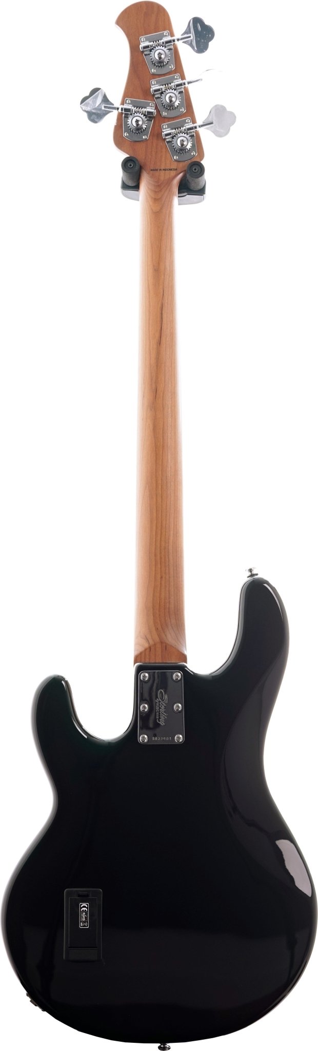 Sterling by Music Man Stingray RAY34 4 - String Bass Guitar - Black, Active EQ, Humbucker Pickup - Ev - Entz Music