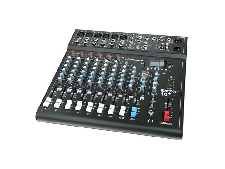 Studiomaster Club XS 10+ 10 Channel Mixing Console with Bluetooth & DSP - Ev - Entz Music