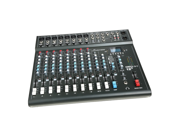 Studiomaster CLUB XS12+ 12 Channel PA Mixer with Effects & Bluetooth