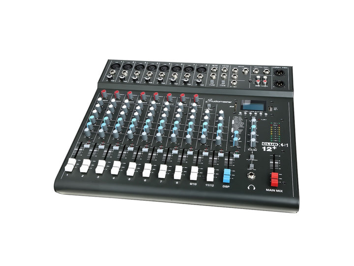 Studiomaster CLUB XS12+ 12 Channel PA Mixer with Effects & Bluetooth