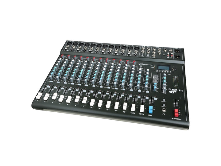 16-Channel Studiomaster CLUB XS16+ PA Mixer for Live Sound