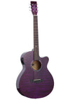 Tanglewood Azure Super Folk TA4CEPU Acoustic - Electric Guitar - Purple Gloss - Ev - Entz Music