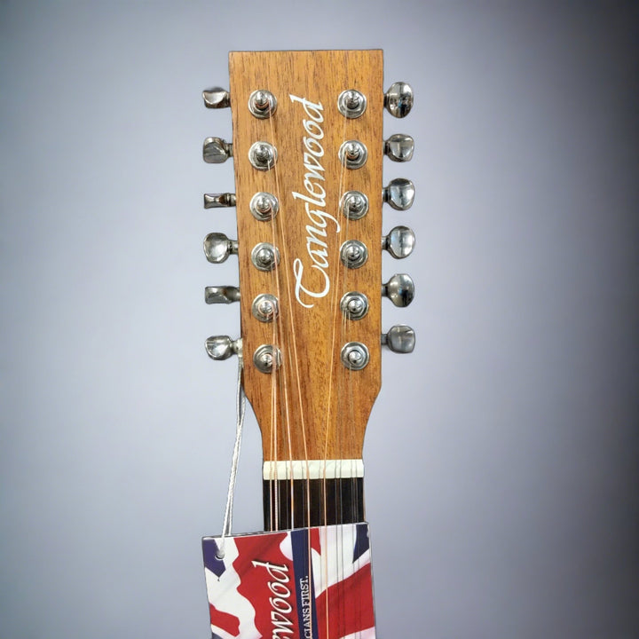 Tanglewood Roadster Super Folk 12 String Electro Acoustic Cutaway - Ev - Entz Music