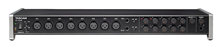 Tascam US - 16x08 Audio Interface with 16 Mic/Line Inputs, Ultra - HDDA Preamps, and DSP Mixer for Professional Recording - Ev - Entz Music