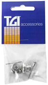 TGI Guitar Strap Buttons Nickel Pack of 2 - Ev - Entz Music
