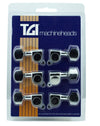 TGI Machineheads for Electric Guitar - 3 a Side, M6 Style, Chrome - Ev - Entz Music