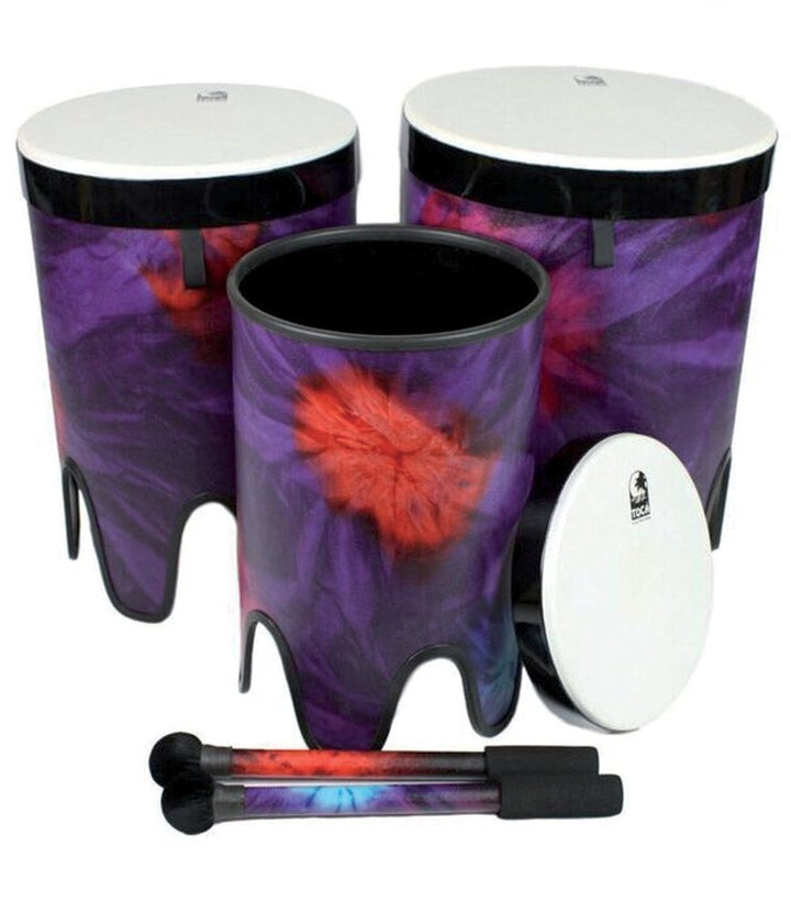 Toca Freestyle II Nesting Tom Tom Drums - Woodstock Purple - 12" / 14" / 16" / SET - Ev - Entz Music