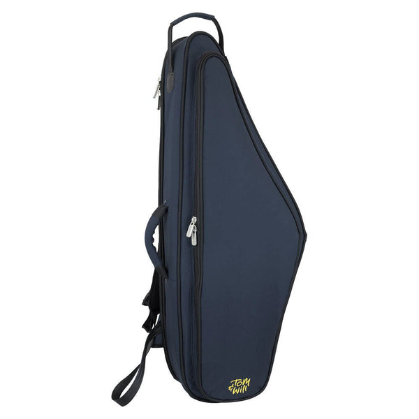 Tom & Will Tenor Sax Gig Bag – Blue with Plush Blue Interior & Backpack Straps (36TS - 387) - Ev - Entz Music