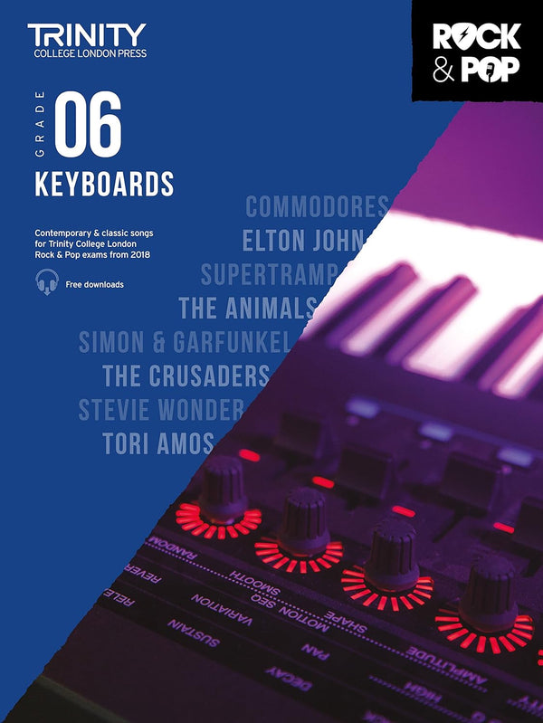 Trinity Rock & Pop 2018 Keyboards Grade 6 - Ev - Entz Music