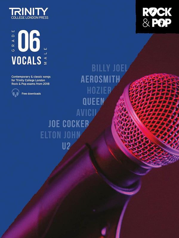 Trinity Rock & Pop 2018 Vocals Grade 6 Male - Ev - Entz Music