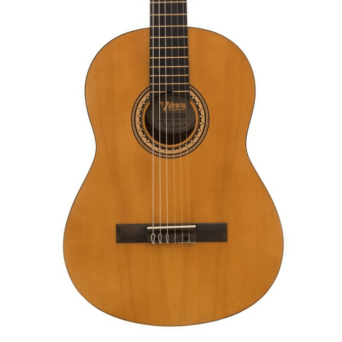 Valencia Classical Guitar 200 Series - Sitka Spruce Top, Narrow Neck & Standard Options, Ebonized Mahogany Fingerboard - Ev - Entz Music