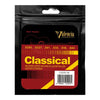 Valencia Classical Guitar String Set - Clear Nylon with Silver Plated Wrap, Hard Tension - Ev - Entz Music