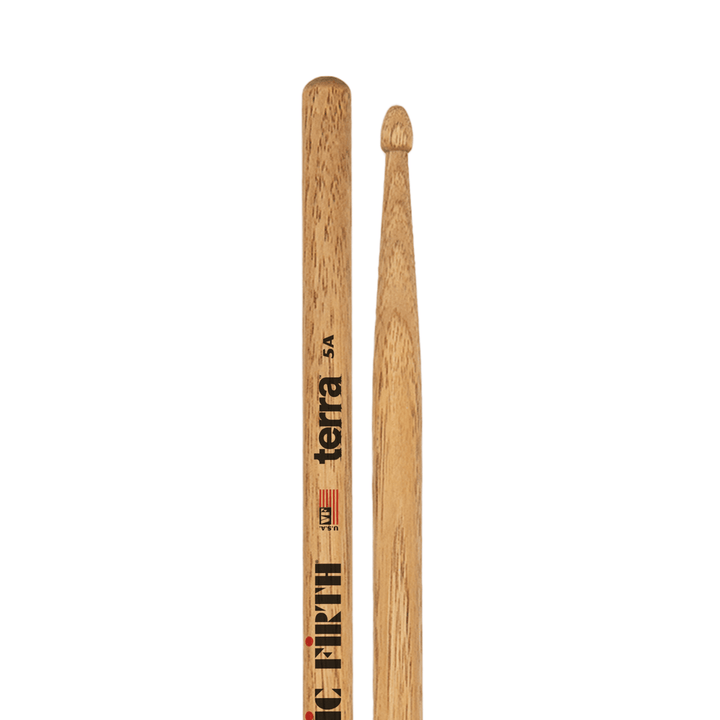 Vic Firth American Classic 5AT Terra Series Drumsticks – Unique Grain Finish for Versatile Play - Ev - Entz Music
