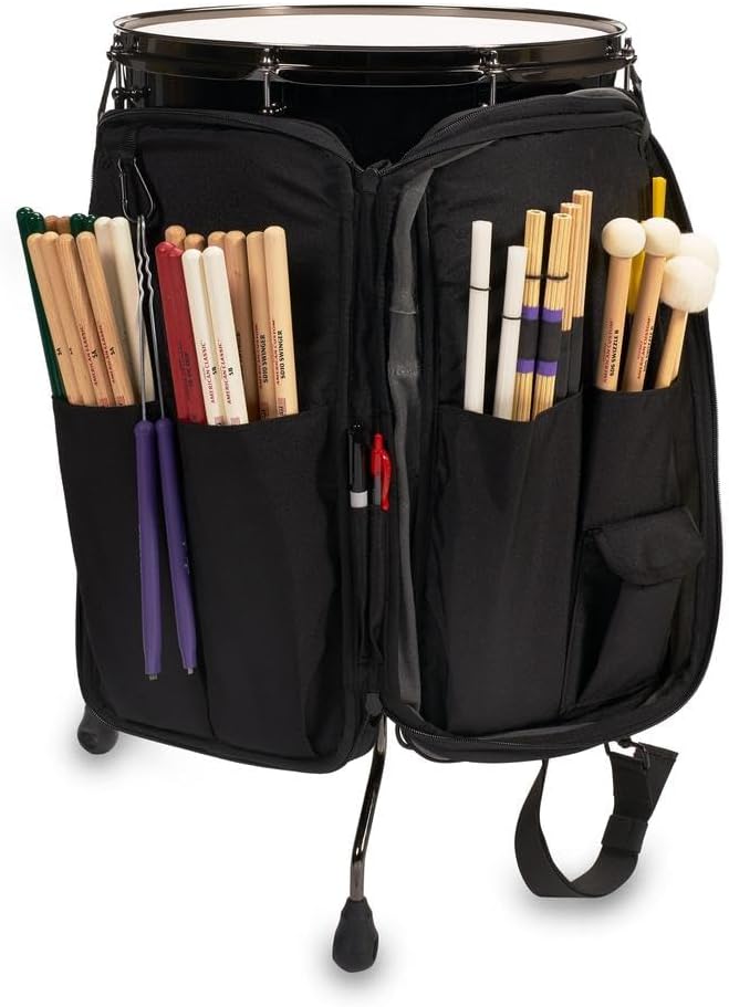 Vic Firth VF - SBAG3 Professional Drumstick Bag - Durable, Expandable Storage Solution for Drummers - Ev - Entz Music