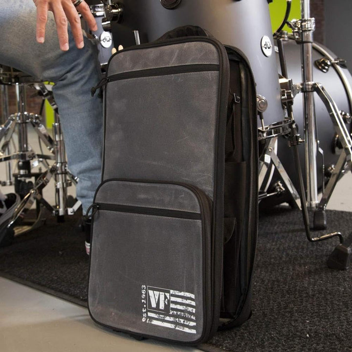 Vic Firth VF - SBAG3 Professional Drumstick Bag - Durable, Expandable Storage Solution for Drummers - Ev - Entz Music