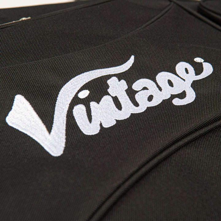 Vintage Deluxe Electric Guitar Bag – 15mm Padded Black Gig Bag with Storage (VDEG8) - Ev - Entz Music
