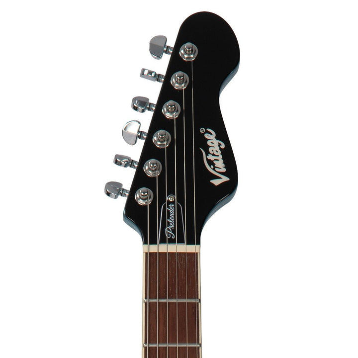 Vintage Gun Hill Blue VSA550 Reissued Semi Acoustic Guitar – Classic Tone, Premium Build - Ev - Entz Music