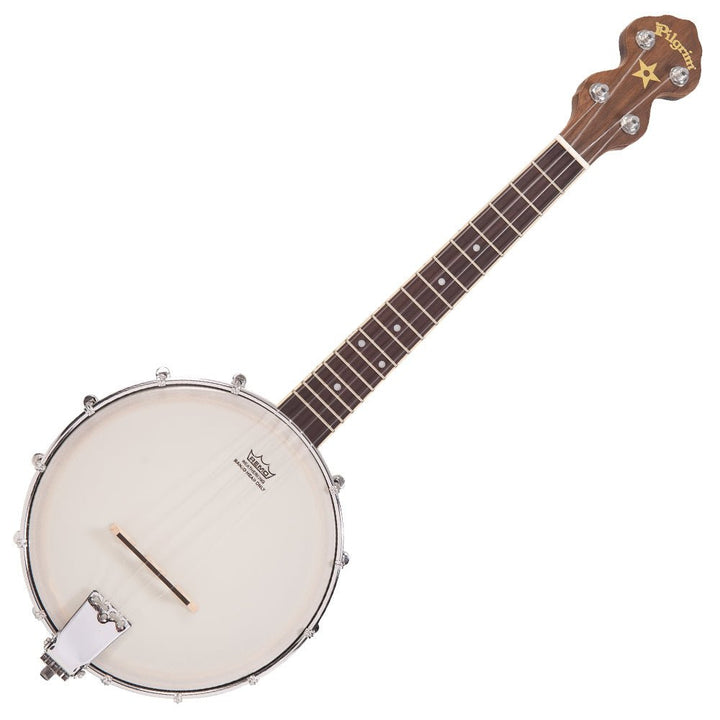 Vintage Pilgrim Performer Open Back Ukulele Banjo - Quality Construction and Superb Playability - Ev - Entz Music