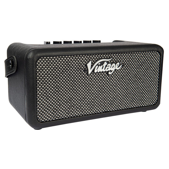 Vintage Retro 15w Guitar Amplifier with DSP Effects - 4 Built - in Effects, Adjustable Tone, USB Connectivity (Black) - Ev - Entz Music