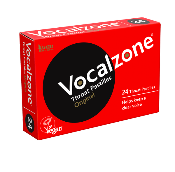 Vocalzone Throat Pastilles – Original Formula for Soothing Throat Relief and Clear Voice - Ev - Entz Music