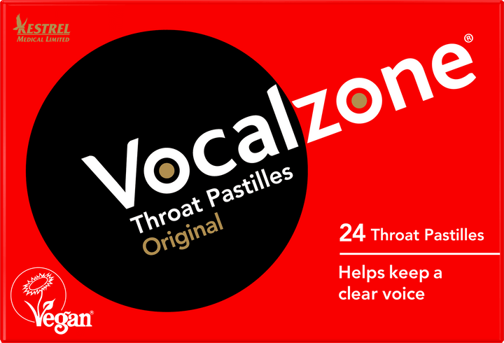 Vocalzone Throat Pastilles – Original Formula for Soothing Throat Relief and Clear Voice - Ev - Entz Music