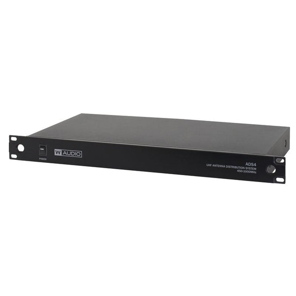 W Audio ADS4 UHF Antenna Distributor - Wideband 1:4 Splitter for Diversity Receivers - Ev - Entz Music