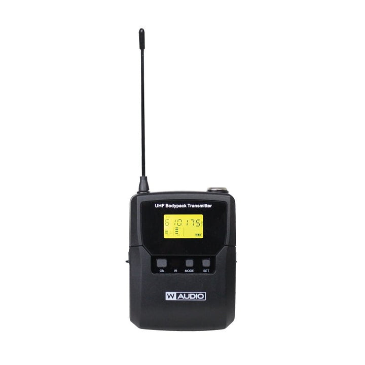 W Audio DQM 600BP Body Pack Kit with Head Set and Lavalier Microphones - Channel 38 - Ev - Entz Music