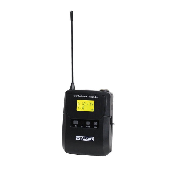 W Audio DQM 600BP Body Pack Kit with Head Set and Lavalier Microphones - Channel 38 - Ev - Entz Music