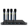 W Audio DQM 800H Quad Handheld UHF Radio Microphone System (823Mhz - 865Mhz) - Professional Wireless Mic Set - Ev - Entz Music