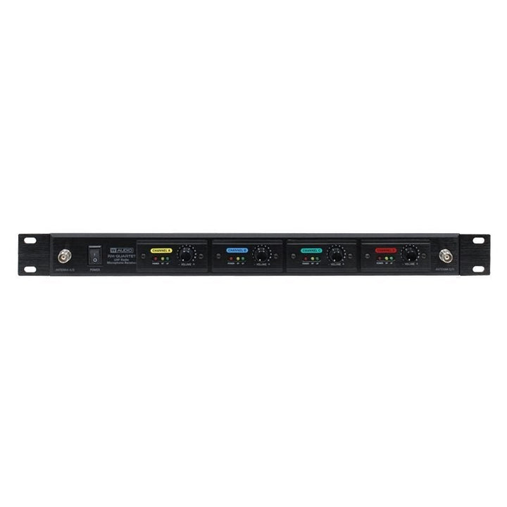 W Audio RM Quartet Handheld Radio Microphone System – Professional 4 - Channel Wireless System for Vocals & Presentations - Ev - Entz Music