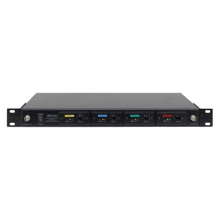 W Audio RM Quartet Handheld Radio Microphone System – Professional 4 - Channel Wireless System for Vocals & Presentations - Ev - Entz Music