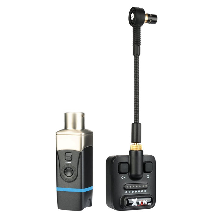 Xvive XU7 Saxophone & Trumpet Wireless System – Clip - On Mic with Travel Case - Ev - Entz Music